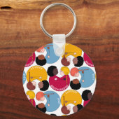 マーティン・ルーサー・キング・デイ、男子学生の社交クラブと平等 キーホルダー (正面)