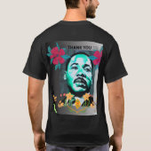 マーティン・ルーサー・キングTシャツ Tシャツ (裏面)