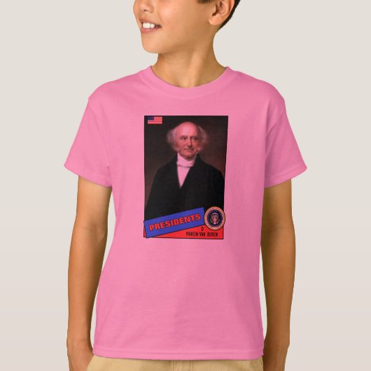 マーティン・ヴァン・ビューレン野球カード Tシャツ (正面)