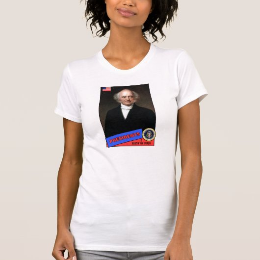 マーティン·ヴァン·ブレン·野球·カード Tシャツ (正面)