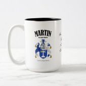 マーティン・家紋・翻訳・意味 ツートーンマグカップ (左)