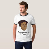 マーティンLutherは売春あっせん業者です Tシャツ (正面フル)