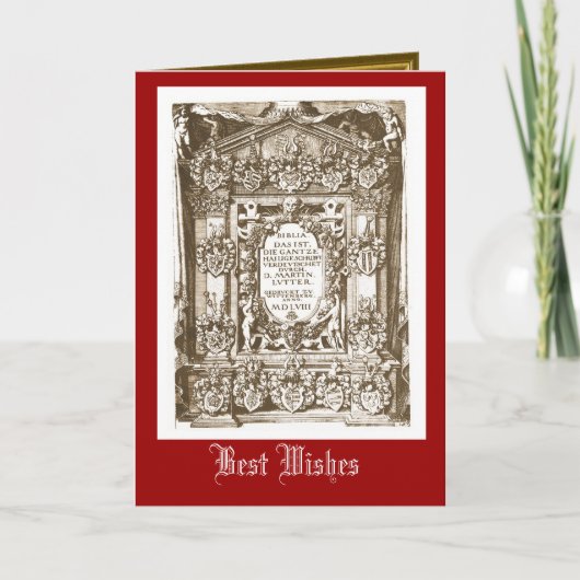 マーティンLuther 1558年 カード (正面)