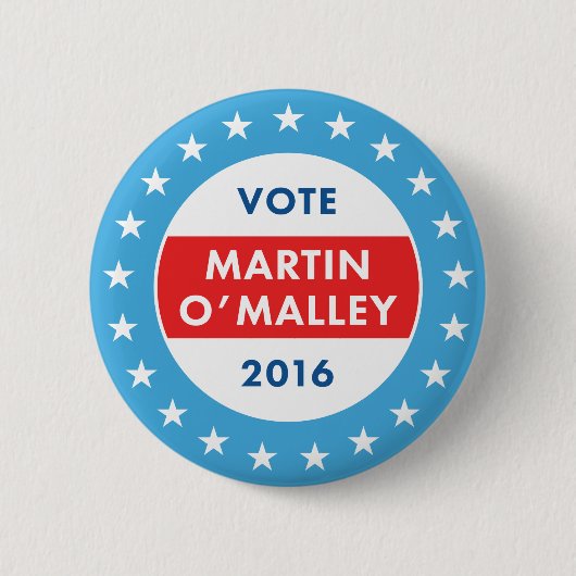 マーティンO'Malley 2016年 缶バッジ (正面)