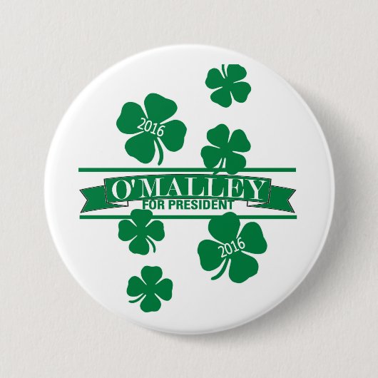 マーティンO'Malley 2016年 缶バッジ (正面)