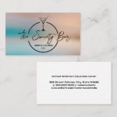 マーティーニのロゴ |バーラウンジ 名刺 (正面/裏面)