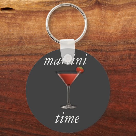 マーティーニタイムキーチェーン キーホルダー (正面)
