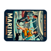 マーティーニ・スペース・トラベル・ポスター 1957年 マグネット (横)