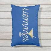 マーティ航海のニ付き夏用ロープ文字 アウトドアクッション (正面(縦))