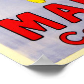 マーテルコニャックフランスアールデコレオネットカプピエロ ポスター (角)