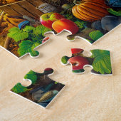 マーテンが古い小屋を探検 ジグソーパズル (側面)