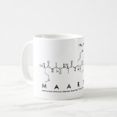 マーテンペプチド名mag コーヒーマグカップ (正面左)