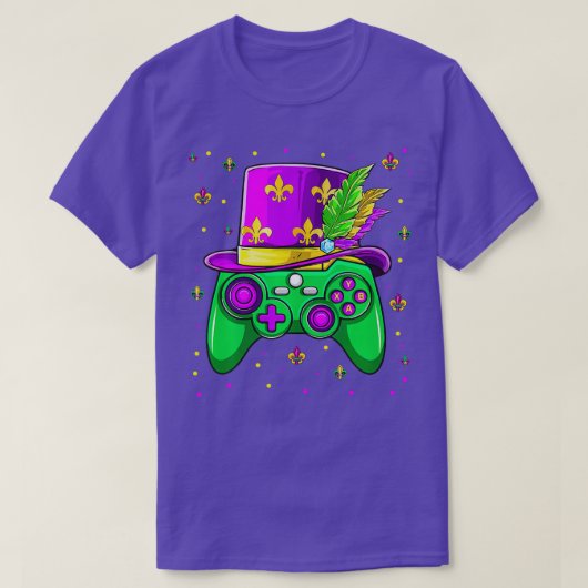 マーディグラスゲーマー幼児キッズゲームTシャツ Tシャツ (デザイン正面)