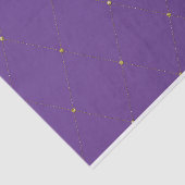 マーディグラスパープルダイヤモンドパターン 薄葉紙 (詳細)