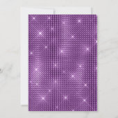 マーディグラスマスカレードパーティーオンパープル 招待状 (裏面)
