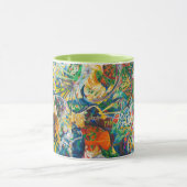 マーディグラ島コニー島の光の戦い マグカップ (中央)