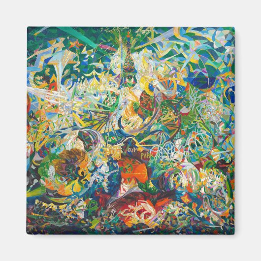 マーディグラ島コニー島の光の戦い マグネット (正面)