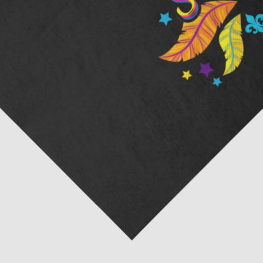 マーディ・グラの衣装シーナニガンがマスクを始める 薄葉紙 (詳細)