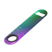 マーディ・グラスの祭典的な紫色の背景 スピード栓抜き (裏面アングル)