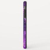 マーディ・グラスの祭典的な紫色の背景 Case-Mate iPhoneケース (裏面/左)