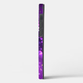 マーディ・グラスの祭典的な紫色の背景 Case-Mate iPhoneケース (裏面 / 左)