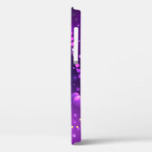 マーディ・グラスの祭典的な紫色の背景 Case-Mate iPhoneケース (裏面 / 左)