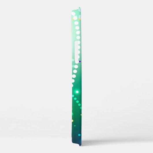 マーディ・グラスの祭典的な紫色の背景 Case-Mate iPhoneケース (裏面 / 右)