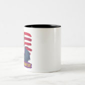 マーディ・グラスを素晴らしく面白いトランプ マーディ・グラス 2025 ツートーンマグカップ (中央)