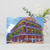 マーディ・グラスニューオーリンズ歴史地区通り 招待状 (スタンド正面)