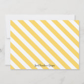 マーディ・グラス婚約のお知らせ 招待状 (裏面)