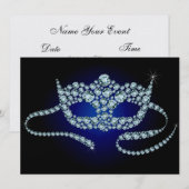 マーディ・グラス招待状 - SRF 招待状 (正面/裏面)