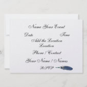 マーディ・グラス招待状 - SRF 招待状 (裏面)