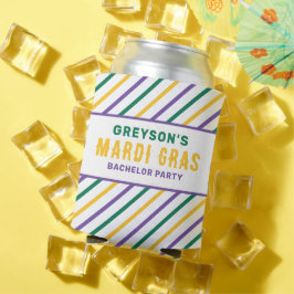マーディ・グラス独身パーティー・独身最後のパーティー・缶クーラー 缶クーラー