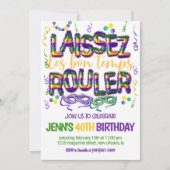 マーディ・グラス祝祭招待 招待状 (正面)