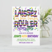 マーディ・グラス お祝いの招待状 招待状 (スタンド正面)