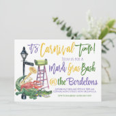 マーディ・グラス ご招待 招待状 (スタンド正面)