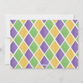 マーディ・グラス への招待 招待状 (裏面)