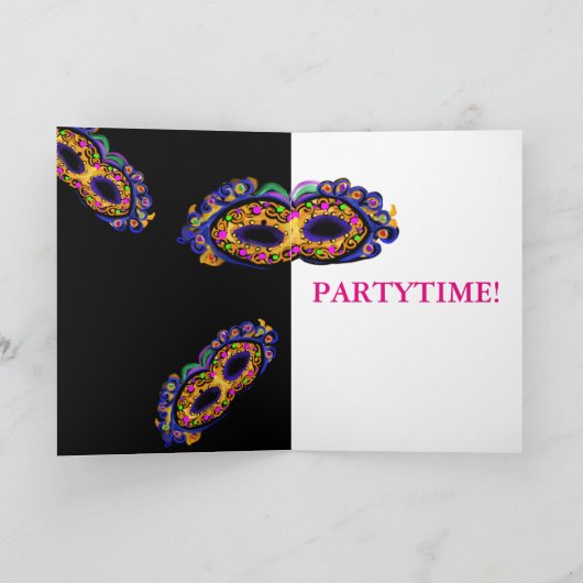 マーディ・グラス カード (内部)