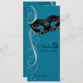 マーディ・グラス・キンセ 招待状 (正面/裏面)