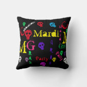 マーディ・グラス クッション (裏面)
