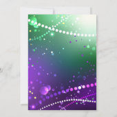 マーディ・グラス・マスカレード・パーティー 招待状 (裏面)