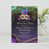 マーディ・グラス・マスカレード・パーティ 招待状 (スタンド正面)