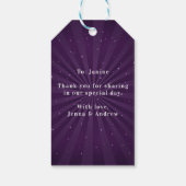 マーディ・グラス・マスカレード、ファット・チューズデー・パーティー ギフトタグ (裏面)