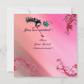 マーディ・グラス・マスカレード ,マジック・ベリーズ・モノグラム シルク 招待状 (裏面)