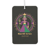 マーディ・グラス・マム 2026 クイーン カーエアーフレッシュナー (正面)