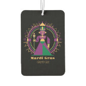 マーディ・グラス・マム 2026 クイーン カーエアーフレッシュナー (裏面)