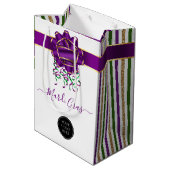 マーディ・グラス 社ロゴ ミディアムペーパーバッグ (裏面アングル)