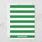 マーディ・グラス 誕生日招待状 招待状 (裏面)