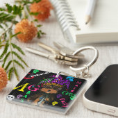 マーディ・グラース キーホルダー (正面右)