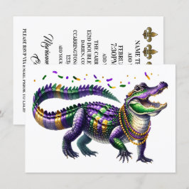 マーディ・グラ・ガーター 招待状